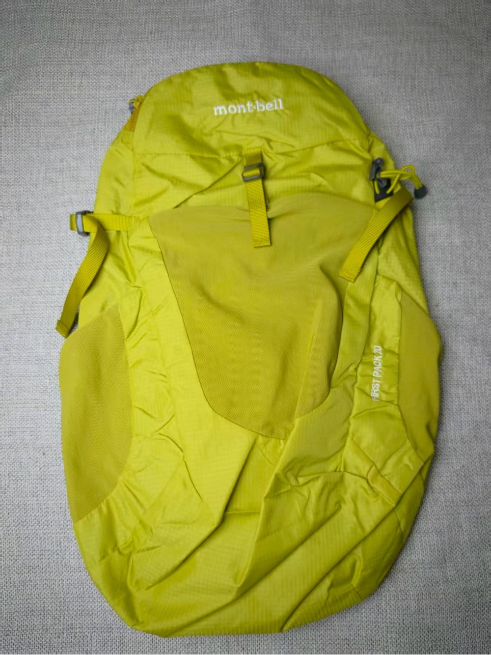 Montbell 20 L First Pack Lime Green Daypack NWT